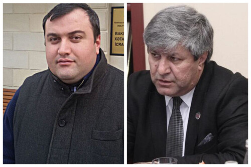 Эльчин Садыгов (слева) и Аваз Зейналлы. Фото: https://www.e-huquq.az/ru/news/sud/54437.html