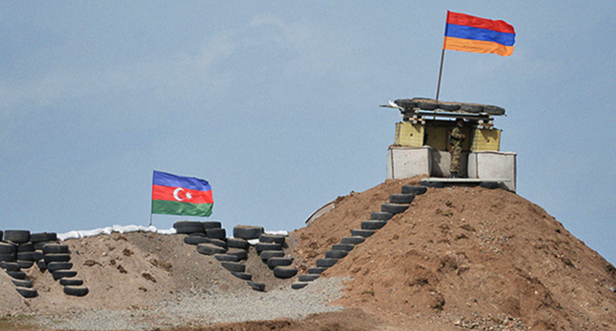 На границе Армении и Азербайджана. Фото: https://ru.armradio.am/2022/09/13/спецпредставитель-ес-отправится-в-ар/