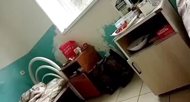 Палата в чегемской больнице. Стоп-кадр из видео https://www.instagram.com/p/CnGunu2owOK/ Палата в чегемской больнице. Стоп-кадр из видео https://www.instagram.com/p/CnGunu2owOK/