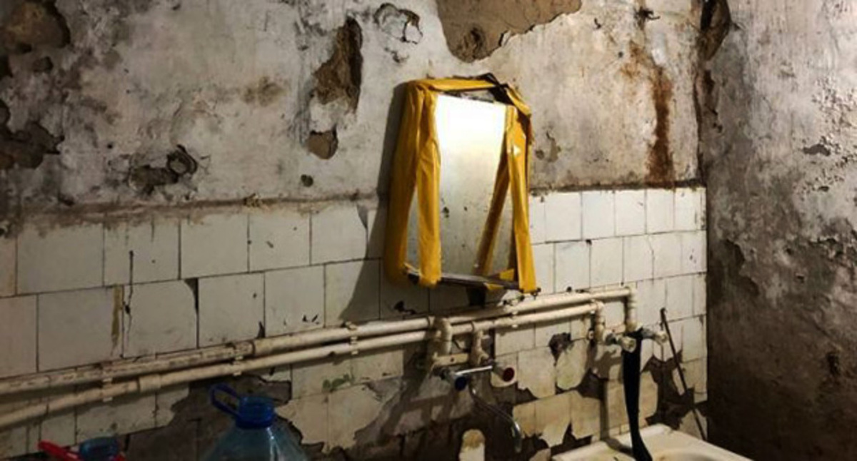 Санузел в общежитии Каспийска. Фото: ОНФ в Дагестане Санузел в общежитии Каспийска. Фото: ОНФ в Дагестане