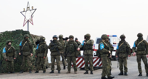 Российские миротворцы в Нагорном Карабахе. Фото Алвард Григорян для "Кавказского узла"