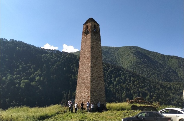 Башня Салги. Фото корреспондента "Кавказского узла".