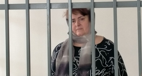 Зарема Мусаева в зале суда. Фото "Кавказского узла".