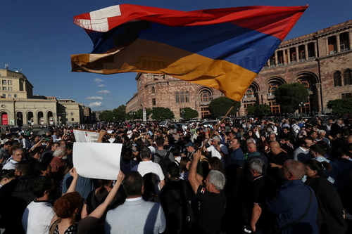 Протесты в Ереване. 19 сентября 2023 г. Фото: https://ru.wikipedia.org