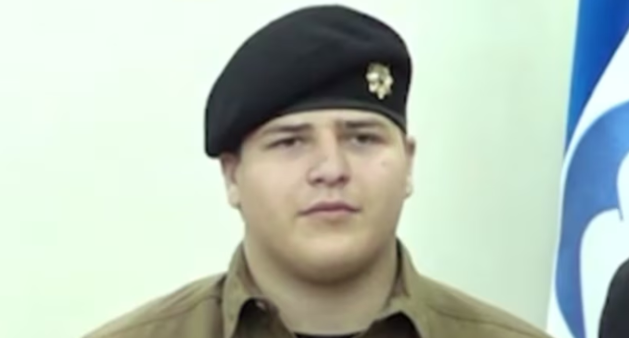 Адам Кадыров. Скриншот видео https://t.me/Kokov_Kazbek/3087