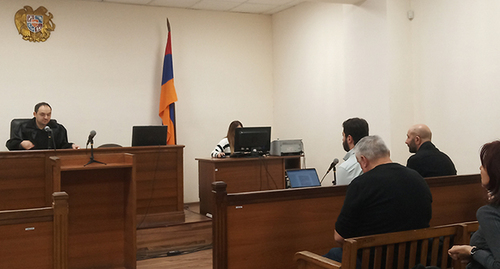 Заседание суда в Ереване по делу Салмана Мукаева. Фото Тиграна Петросяна для "Кавказского узла"