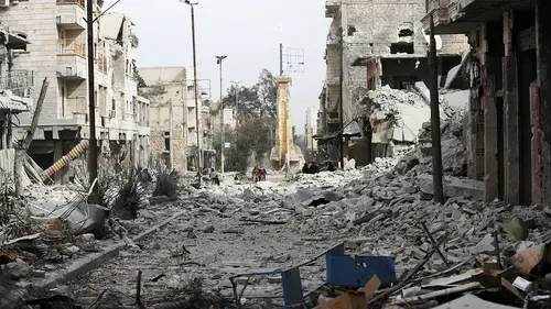 Война в Сирии. Скриншот видео https://ru.euronews.com/2017/03/15/syria-war-6-years-5-million-refugees-400000-dead