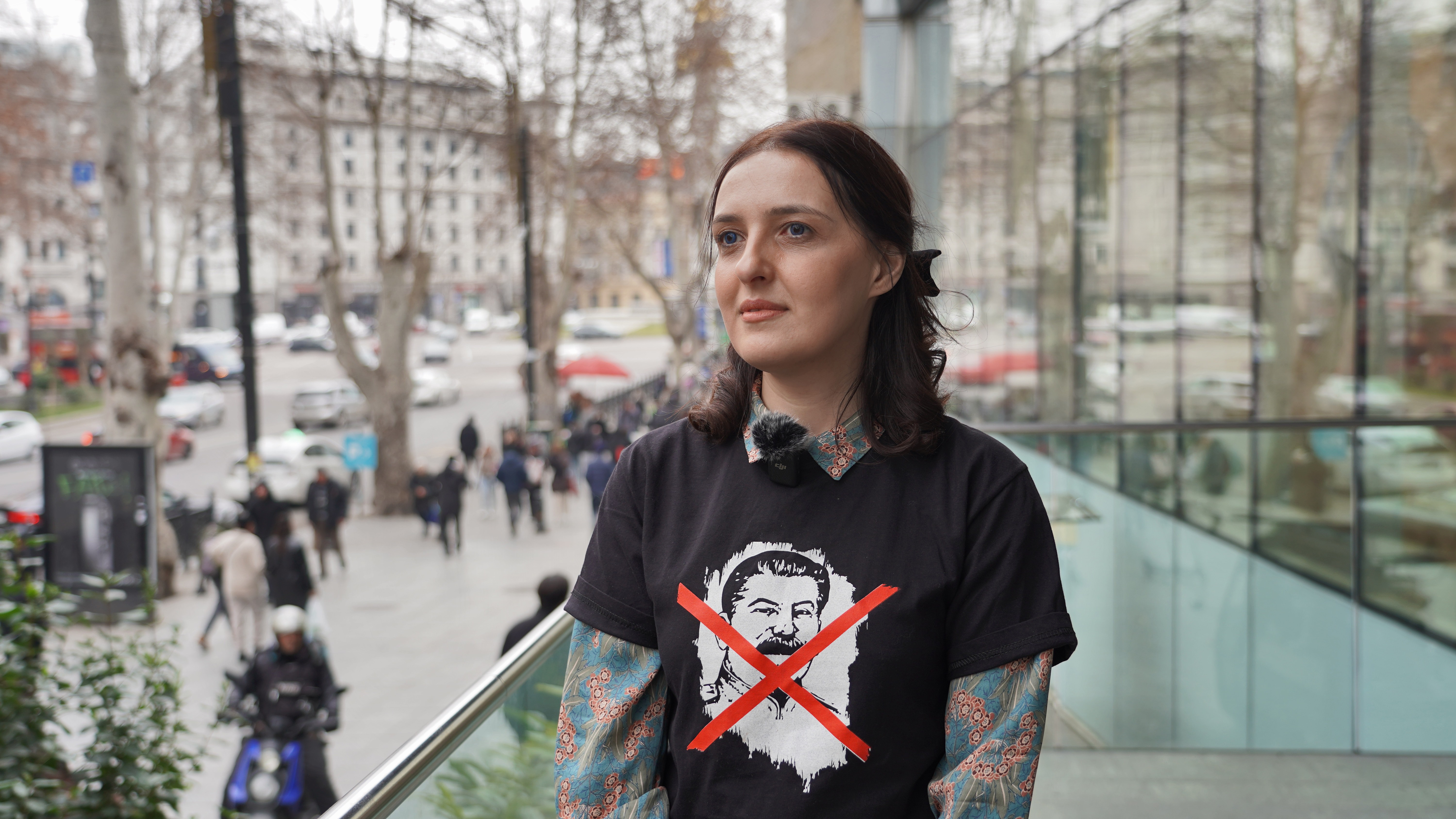 Теона Панквелашвили, активистка, антисталинстка, член организации «Маро». Февраль, 2024 год. Фото: Давид Пипиа/JAMnews