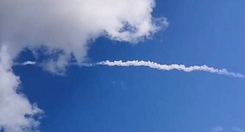 След от ракеты. Фото: https://ro.today