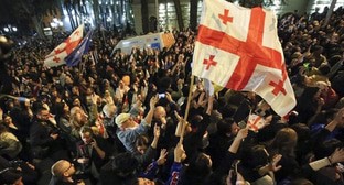 Акция протеста в Тбилиси, фото: https://www.newsgeorgia.ge/