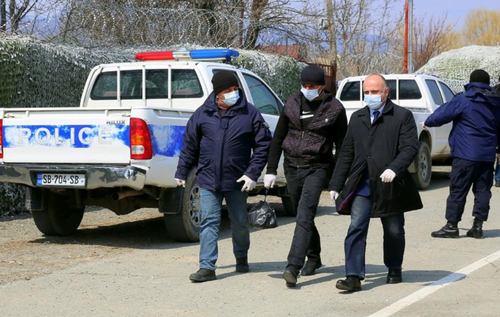 Задержанный гражданин Грузии Рамазан Бегелури, 1 апреля, 2021 года. Фото: Служба государственной безопасности Грузии