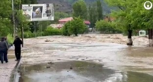 Последствия наводнения в Армении. 26 мая 2024 года. Кадр видео из телеграм-канала "Новости-Армения" https://t.me/novostiarmenia