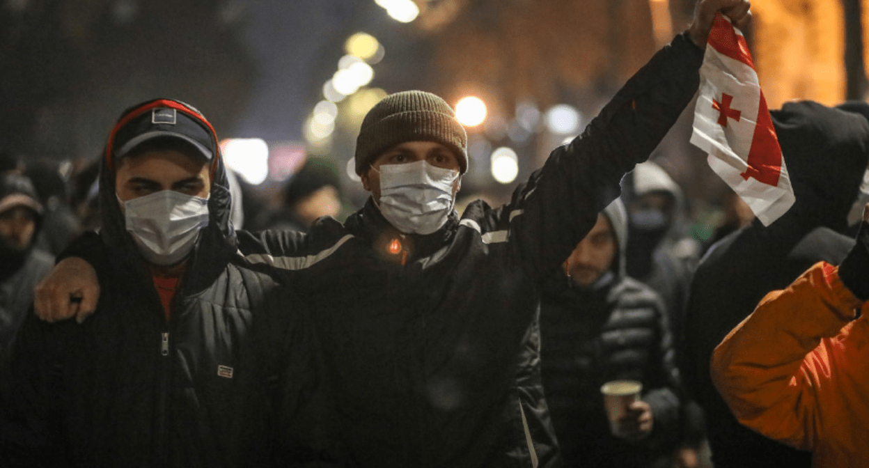 Протесты в Тбилиси. Фото Азиза Каримова для "Кавказского узла".