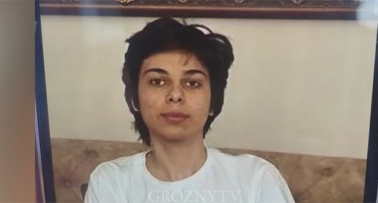 Фотография несовершеннолетнего участника атаки на силовиков. Cкриншот видео https://t.me/groznytv/28009