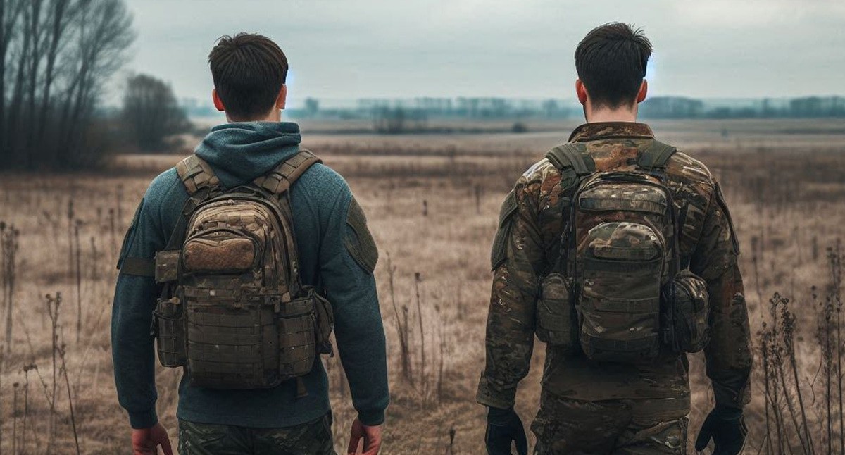 Военнослужащие. Иллюстрация создана "Кавказским узлом" с помощью ИИ в программе Copilot