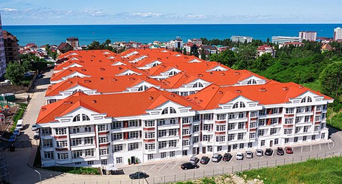 Жилищный комплекс "Курортный" в Сочи. Фото Кристины Романовой для "Кавказского узла"