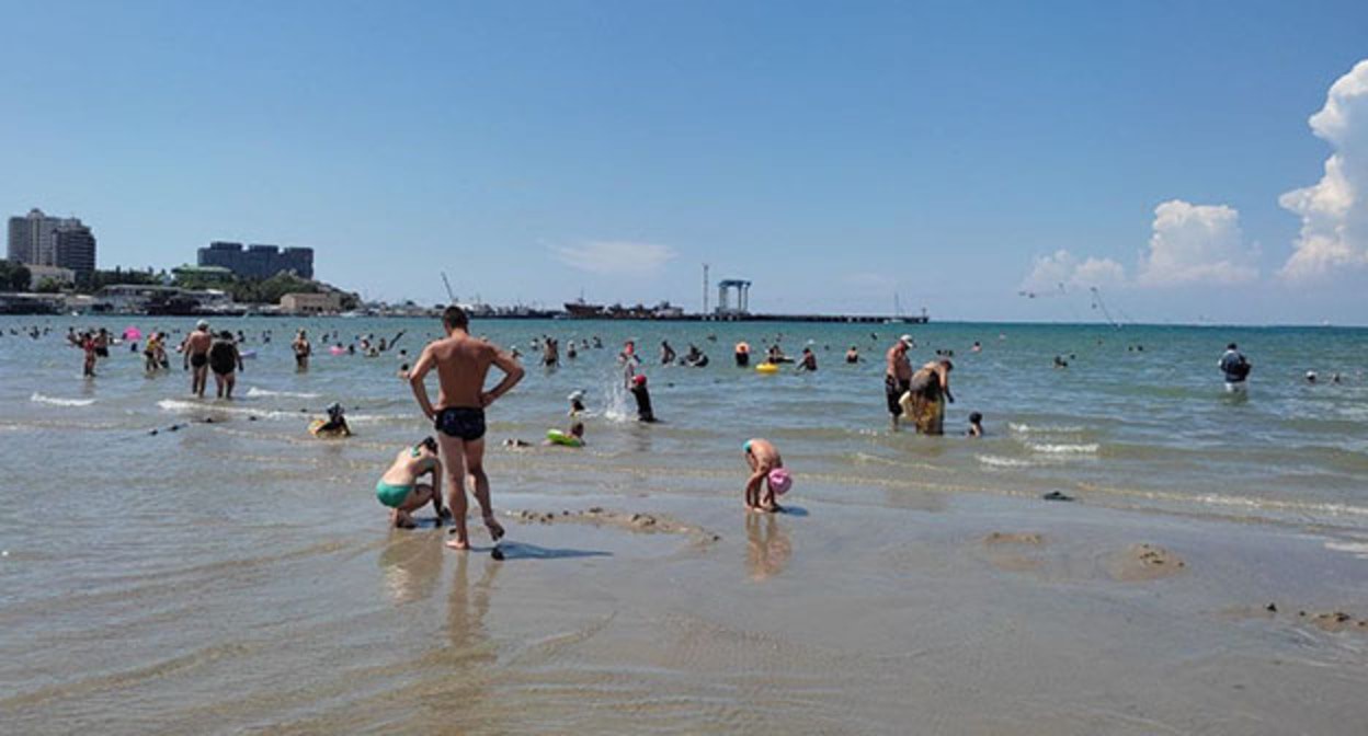 Пляж в Анапе. Фото Иолины Грибковой, "Юга.ру"