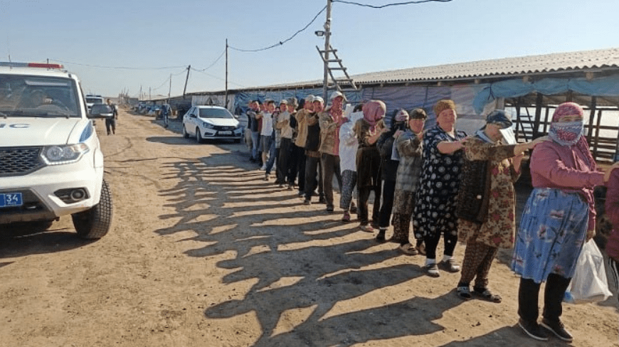 Рейд в Иловлинском районе Волгоградской области. Скриншот фото "Высота 102" от 4 июня 2025 года, https://t.me/infoV102ru/39483.