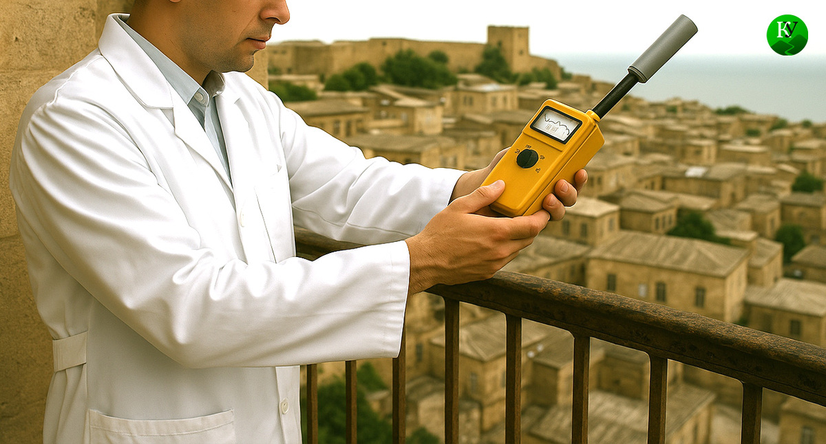 Специалист делает измерения. Иллюстрация создана "Кавказским узлом" с помощью ИИ в программе Copilot