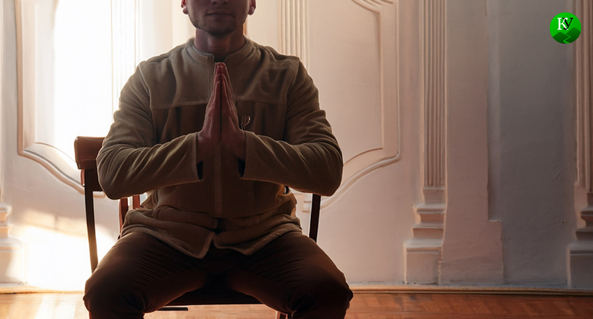 Мужчина молится. Иллюстрация создана «Кавказским узлом» с помощью ИИ в программе Photoshop Мужчина молится. Иллюстрация создана «Кавказским узлом» с помощью ИИ в программе Photoshop