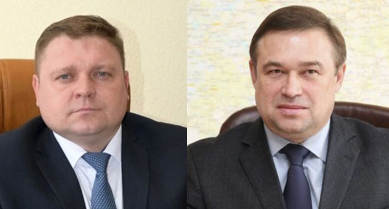 Олег Коваленко (слева) и Виктор Гончаров. Коллаж "Кавказского узла". Фото: правительство Ростовской области,  oleg_kovalenko_amr / VK