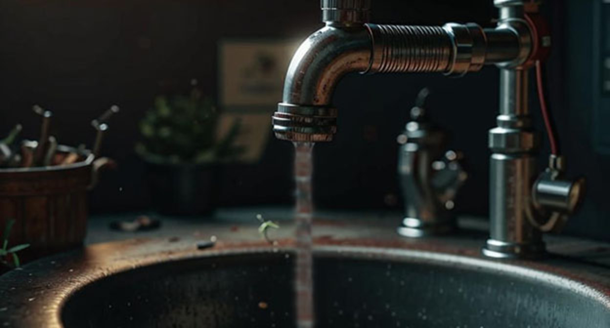 Вода из-под крана. Иллюстрация "Кавказского узла" созданная при помощи программы Сopilot