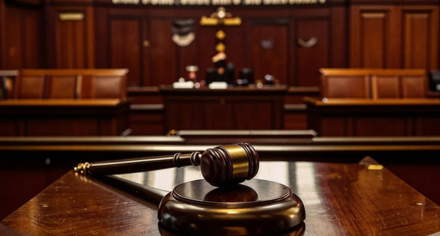 Судейский молоток. Иллюстрация "Кавказского узла", созданная при помощи программы Copilot