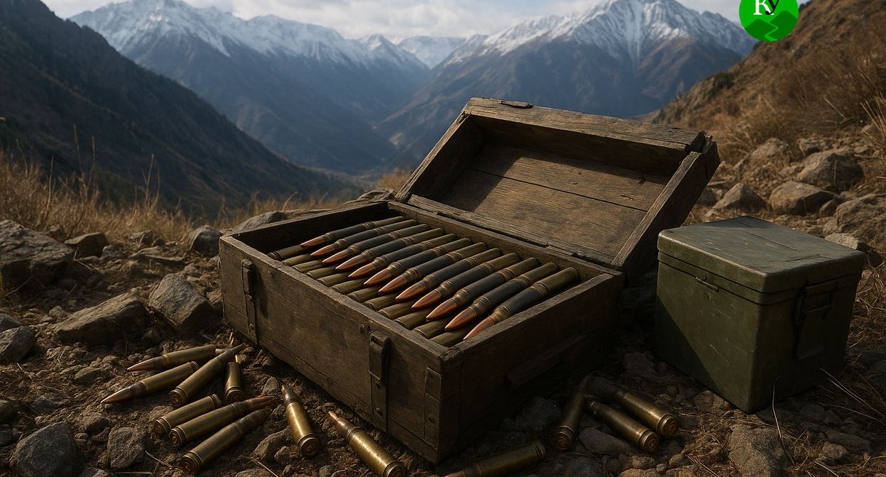 Схрон патронов. Иллюстрация создана "Кавказским узлом" с помощью ИИ в программе ChatGPT