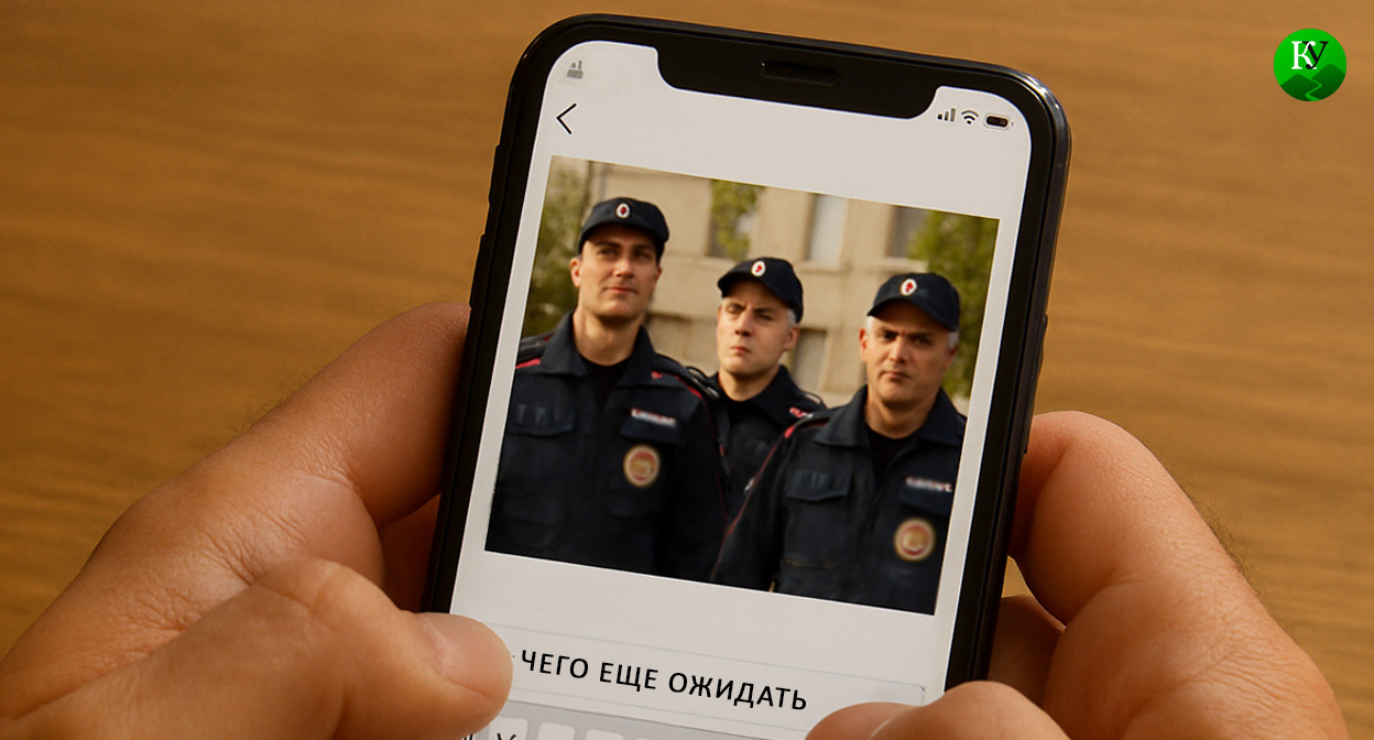 Комментарий о силовиках. Иллюстрация создана «Кавказским узлом» с помощью ИИ в программе Copilot