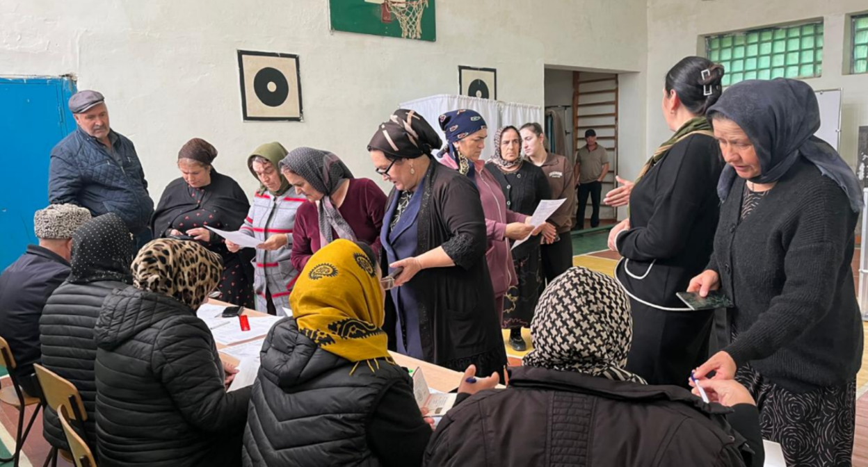 Голосование в Дагестане. Скриншот фото избиркома Дагестана от 13.09.25, https://t.me/ikrd05/3116.