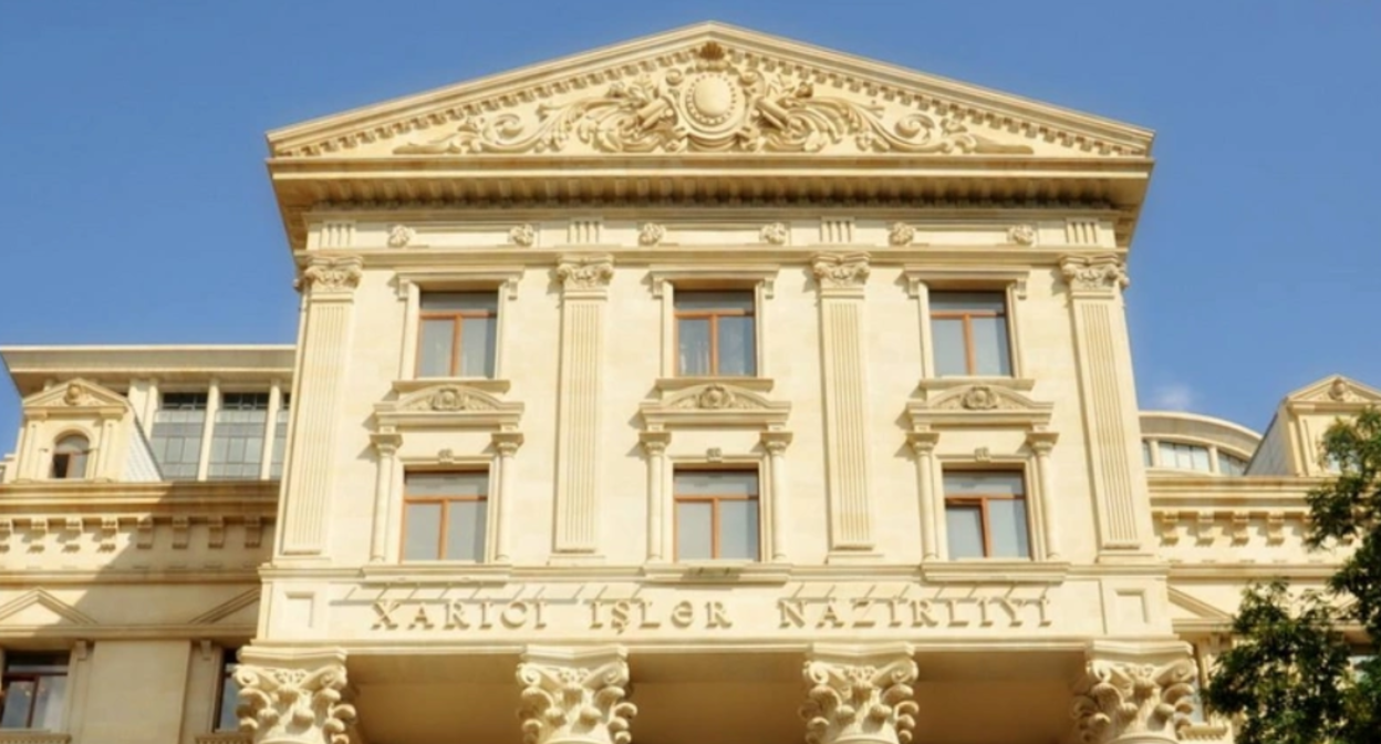 МИД Азербайджана. Скриншот фото Report.Az, https://report.az/ru/vneshnyaya-politika/mid-azerbajdzhana-rasprostranil-zayavlenie-v-svyazi-s-dnem-gosudarstvennogo-suvereniteta