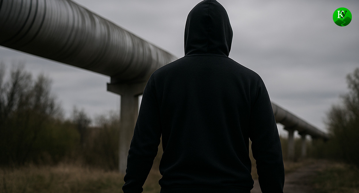 Мужчина изучает местность. Иллюстрация создана "Кавказским узлом" с помощью ИИ в программе Copilot