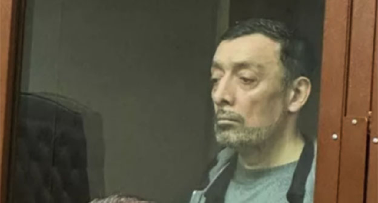 Ибрагим Сулейманов в зале суда. Фото: Суды общей юрисдикции города Москвы