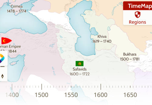 Скриншот https://www.oldmapsonline.org/en/history/regions#position=6.2063/38.69/50.138&year=1809