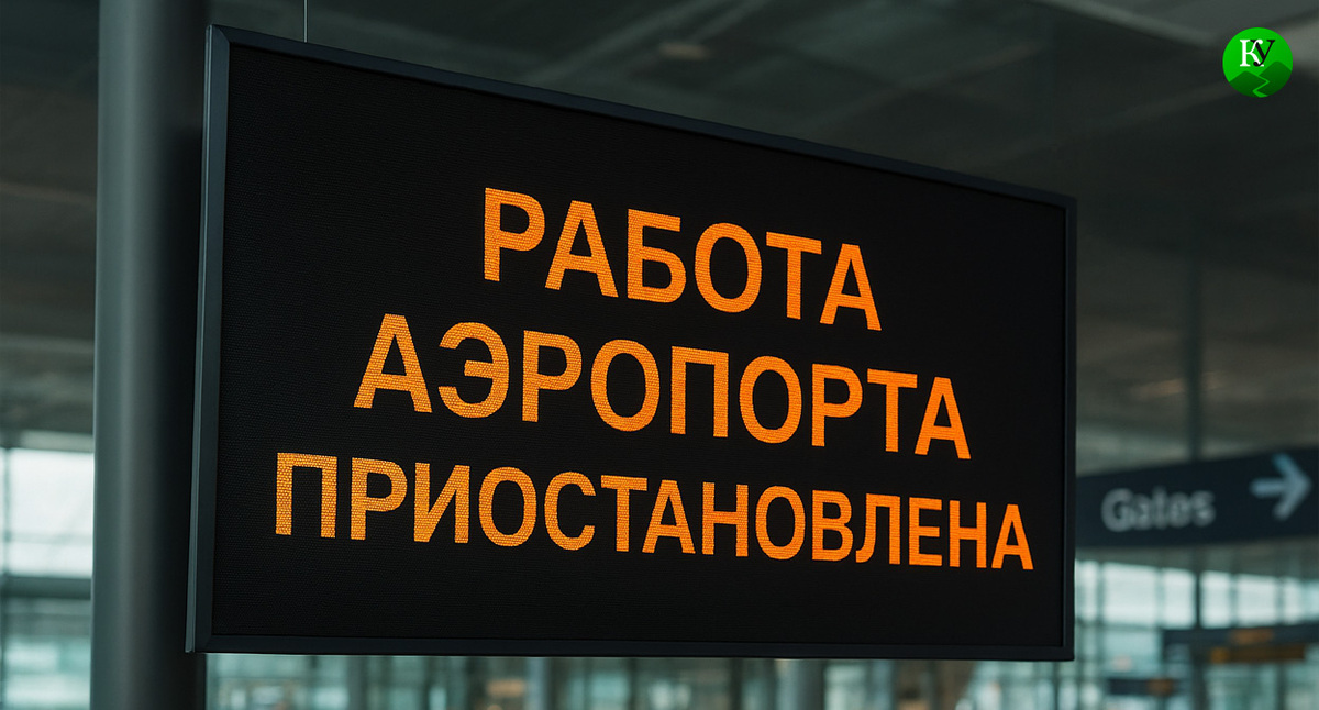 Табло в аэропорту. Иллюстрация создана «Кавказским узлом» с помощью ИИ в программе Copilot
