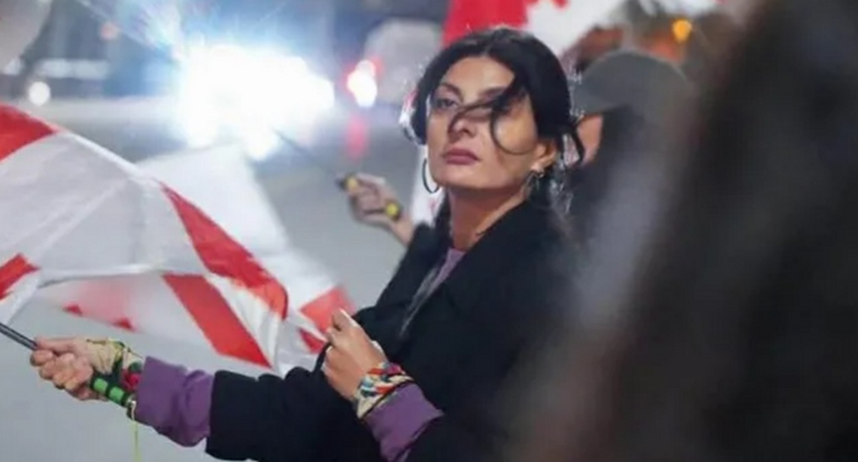 Тата Перадзе. Фото: "Интерпрессньюс" https://www.interpressnews.ge/ru/article/171576-zaderzhana-chlen-koalitsii-za-peremeny-tata-peradze