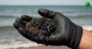 Песок в мазуте. Иллюстрация создана «Кавказским узлом» с помощью ИИ в программе Copilot