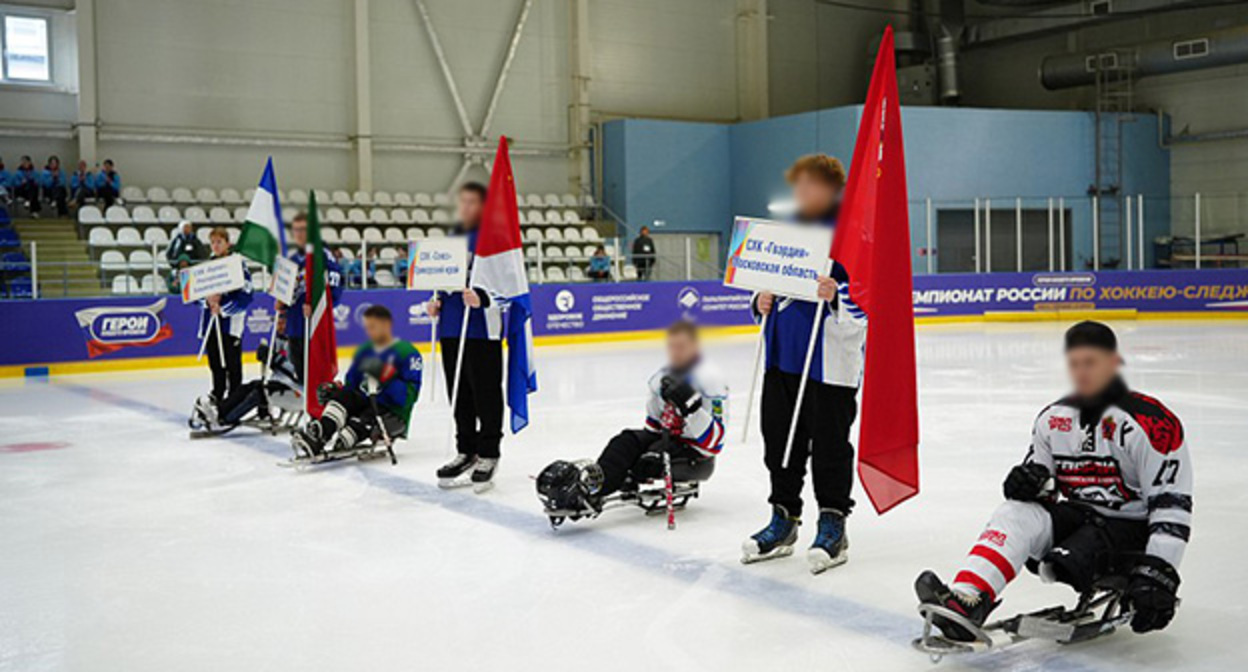 Чемпионат России по следж-хоккею. 31 октября 2025 г. Фото: https://t.me/russianparalymp/15703