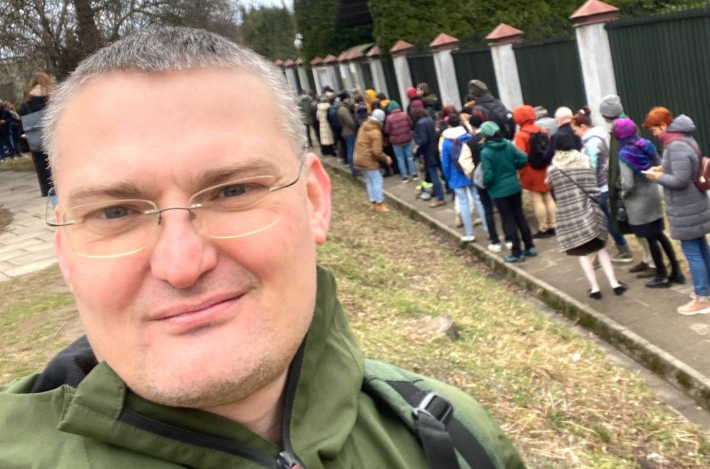 Михаил Беньяш (признан иноагентом). Скриншот фото из его telegram-канала от 17.03.24, https://t.me/benyash/3495.