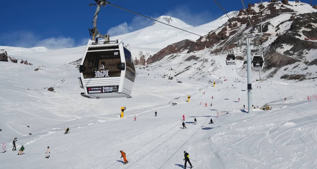 Курорт "Эльбрус". Фото: "Кавказ.РФ" https://t.me/kavkaz_rf/12096