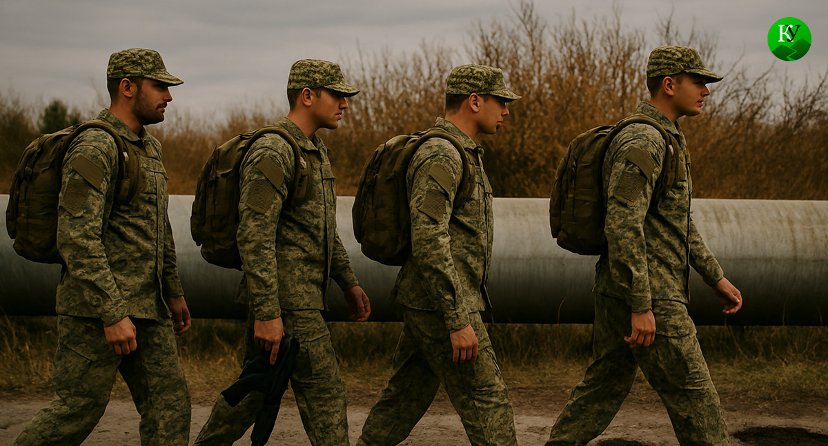 Военные на СВО. Иллюстрация создана «Кавказским узлом» с помощью ИИ в программе Copilot