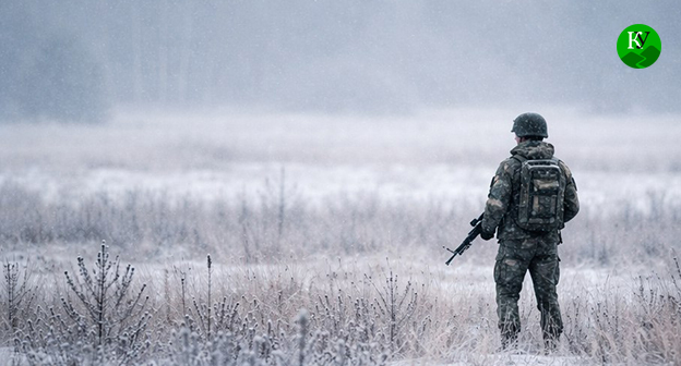 Военнослужащий. Иллюстрация создана "Кавказским узлом" с помощью ИИ в программе Copilot