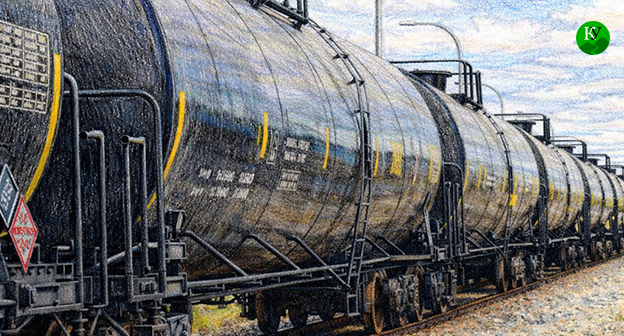 Цистерны с топливом. Иллюстрация создана "Кавказским узлом" при помощи ИИ в программе Copilot