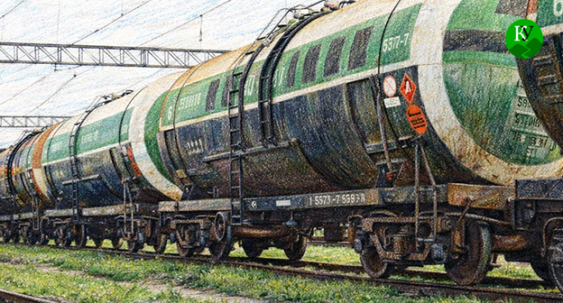 Цистерны с топливом. Иллюстрация создана "Кавказским узлом" при помощи ИИ в программе Copilot