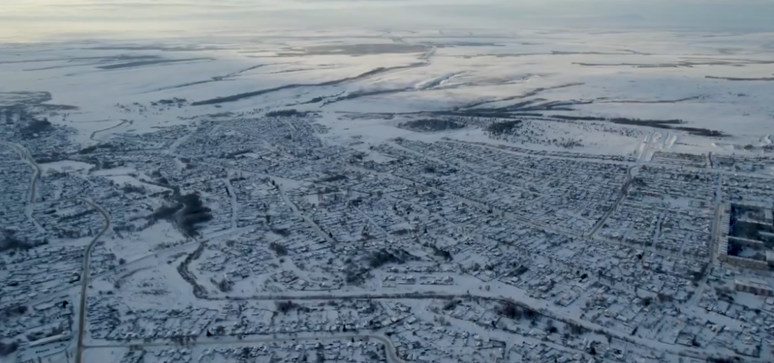 Котово зимой. Стоп-кадр видео Kotovo_live https://vk.com/video-137671961_456242240