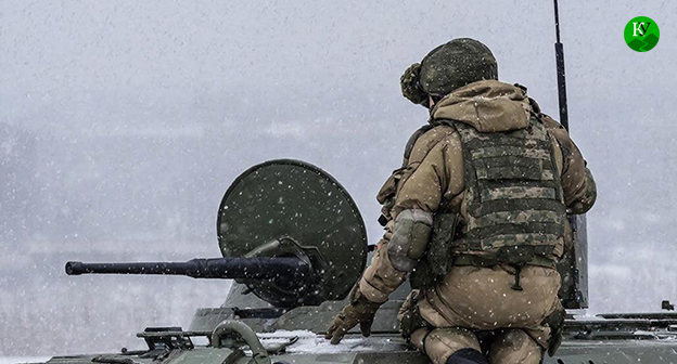 Военнослужащий. Иллюстрация создана "Кавказским узлом" при помощи ИИ в программе Copilot