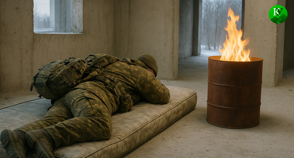 Военный на СВО. Иллюстрация создана «Кавказским узлом» с помощью ИИ в программе Copilot