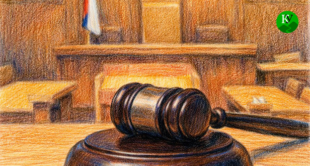 Судейский молоток. Иллюстрация создана "Кавказским узлом при помощи ИИ в программе Copilot