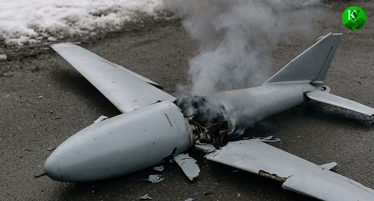 Обломки БПЛА. Иллюстрация создана «Кавказским узлом» с помощью ИИ в программе Copilot Обломки БПЛА. Иллюстрация создана «Кавказским узлом» с помощью ИИ в программе Copilot