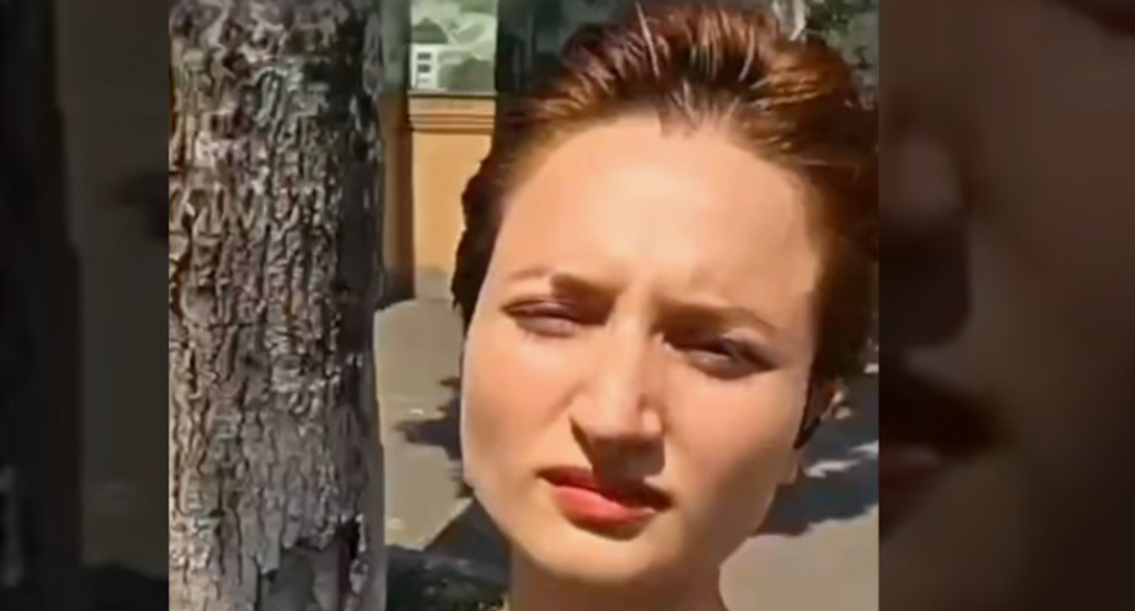 Айшат Баймурадова.стоп-кадр видео BBC https://www.youtube.com/watch?v=YoWKjNE1Flg/